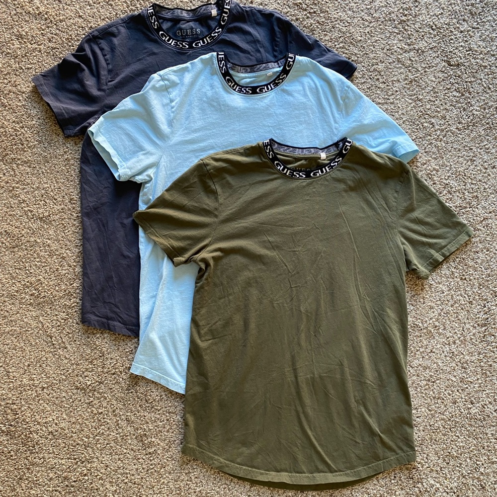 GUESS 3 Men’s Short Sleeve Tees